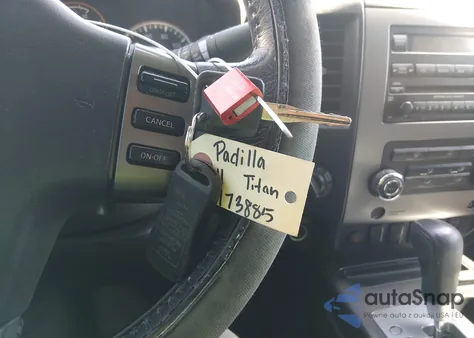 2011 Nissan Titan Sv z USA, uszkodzony, nr VIN 1N6BA0EC0BN317188